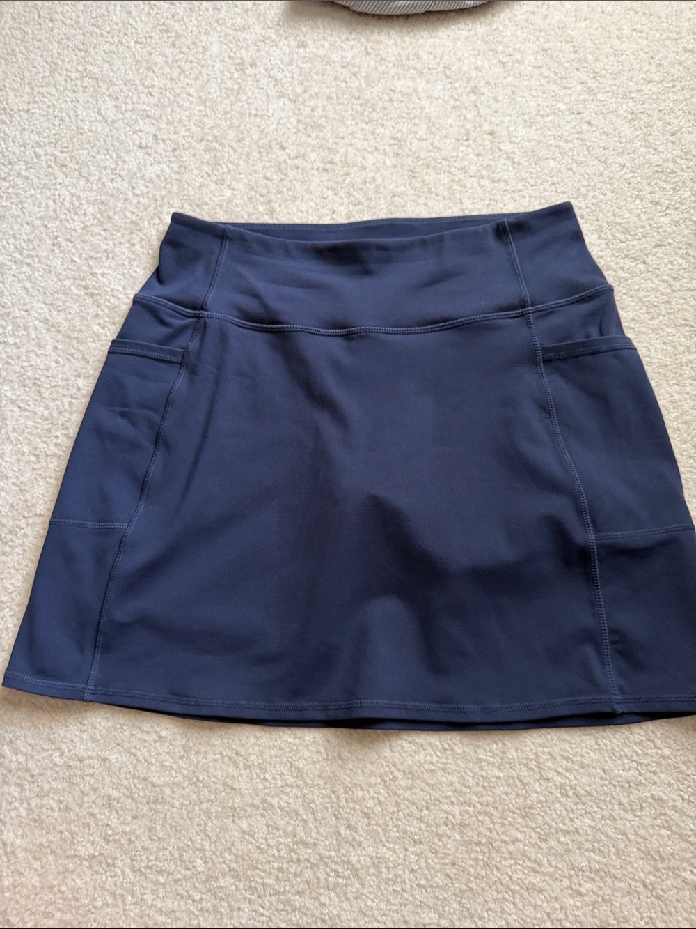 Skechers Navy Athletic Skirt with Side Pockets